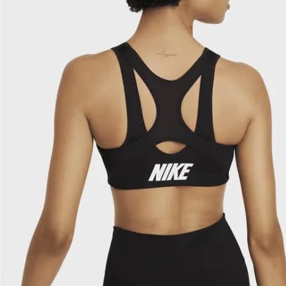 NIKE Dri-FIT Shape Bra Women Medium Black - Picture 3 of 9
